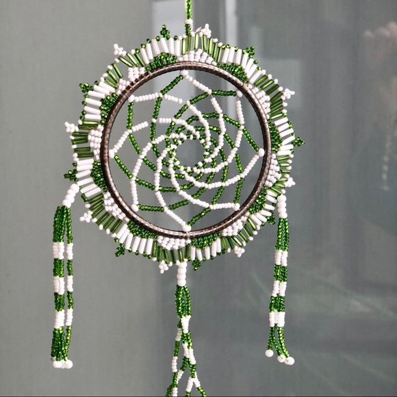 Beautifully Crafted Beaded Dream Catcher Ornament - Picture 9 of 12